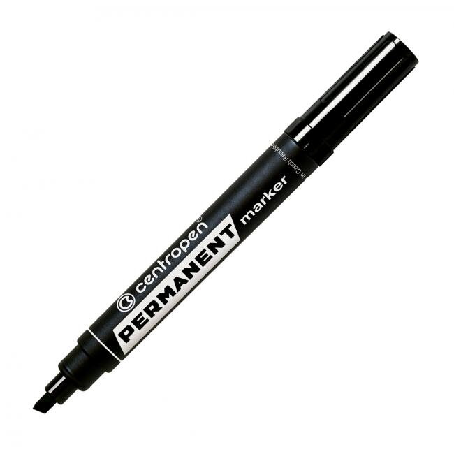 Permanentný popisovač Centropen 8576 čierny Permanentný popisovač Centropen 8576 čierny