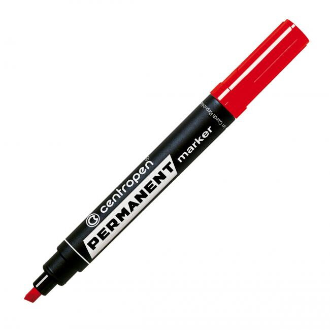 Permanentný popisovač Centropen 8576 červený Permanentný popisovač Centropen 8576 červený