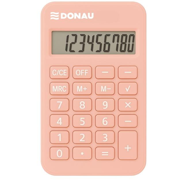 Kalkulačka Donau Tech K-DT2082 ružová