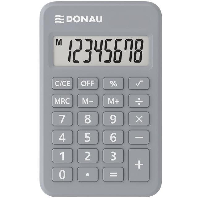 Kalkulačka Donau Tech K-DT2082 sivá