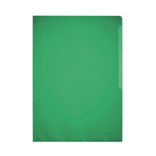 Obal L na dokumenty DURABLE zelený 100ks Obal L na dokumenty DURABLE zelený 100ks