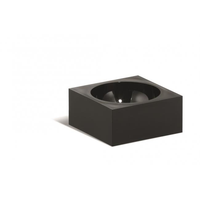 Stojan na kancelárske spony CUBO čierny Stojan na kancelárske spony CUBO čierny
