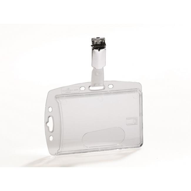 Visačka na plastovú kartu so štipcom DURABLE 85x54mm 25ks Visačka na plastovú kartu so štipcom DURABLE 85x54mm 25ks