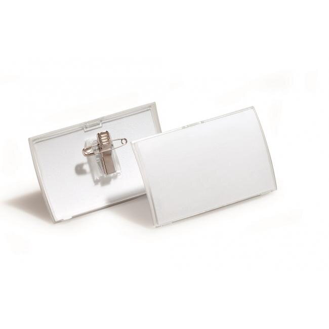 Visačka oblá PP štipec+špendlík DURABLE CLICK FOLD 75x40mm 25ks Visačka oblá PP štipec+špendlík DURABLE CLICK FOLD 75x40mm 25ks