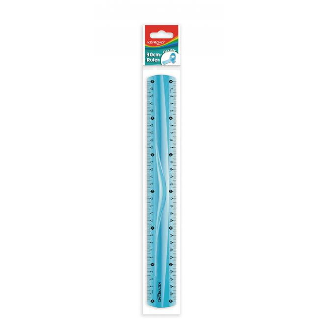 Pravítko KEYROAD, 30cm, ohybné, mix farieb Pravítko KEYROAD, 30cm, ohybné, mix farieb