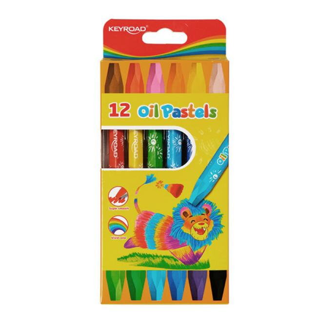 Olejové pastelky KEYROAD 12 farieb Olejové pastelky KEYROAD 12 farieb