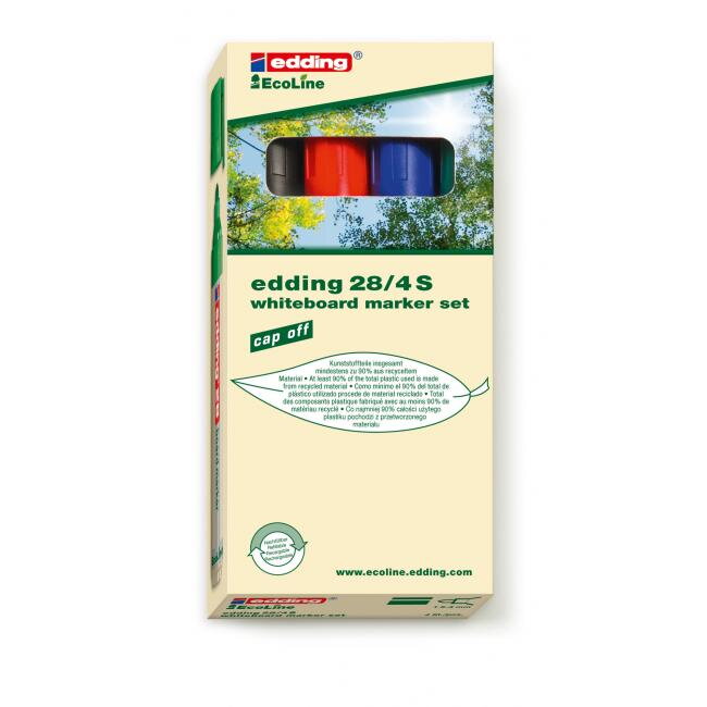 Sada popisovačov na tabule edding 28/4S Sada popisovačov na tabule edding 28/4S
