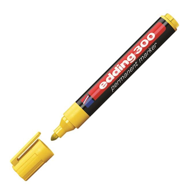 Permanentný popisovač edding 300 žltý Permanentný popisovač edding 300 žltý