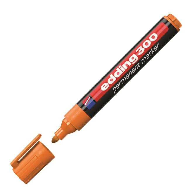 Permanentný popisovač edding 300 oranžový Permanentný popisovač edding 300 oranžový
