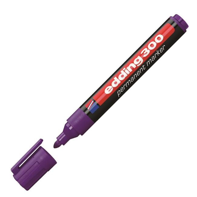 Permanentný popisovač edding 300 fialový Permanentný popisovač edding 300 fialový