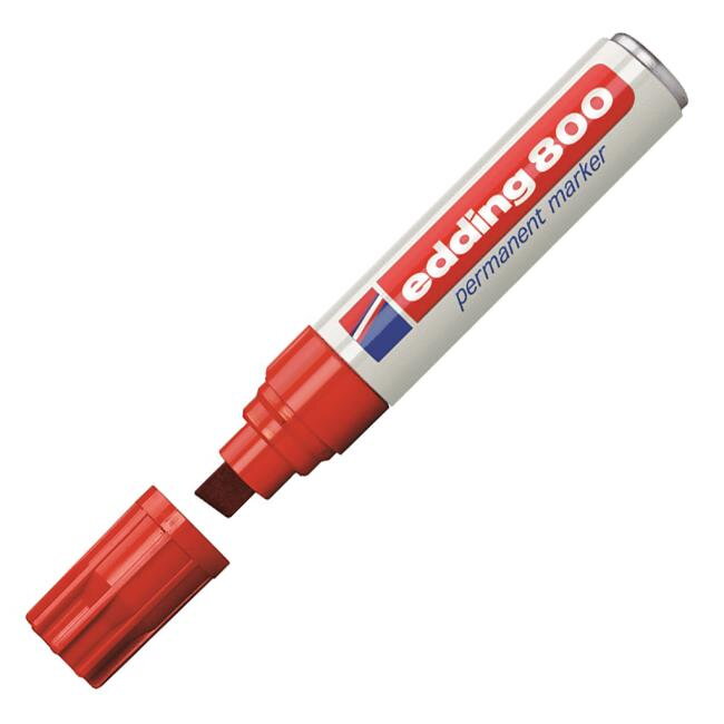 Permanentný popisovač edding 800 červený Permanentný popisovač edding 800 červený