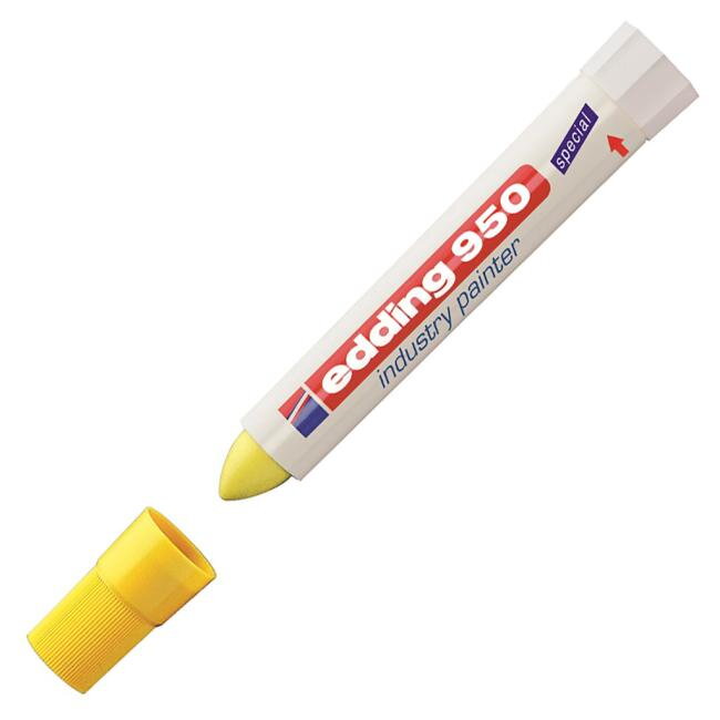 Priemyselný voskový popisovač edding 950 žltý Priemyselný voskový popisovač edding 950 žltý