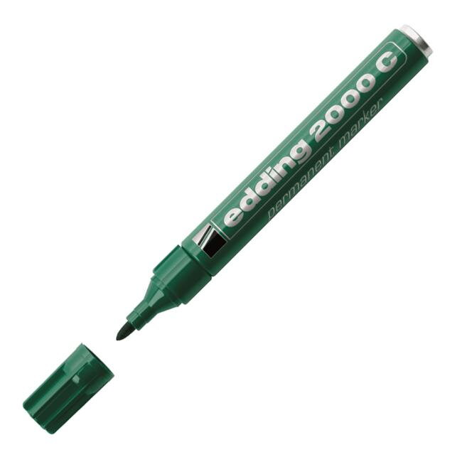 Permanentný popisovač edding 2000C zelený Permanentný popisovač edding 2000C zelený