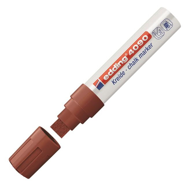 Kriedový popisovač edding 4090 hnedý Kriedový popisovač edding 4090 hnedý