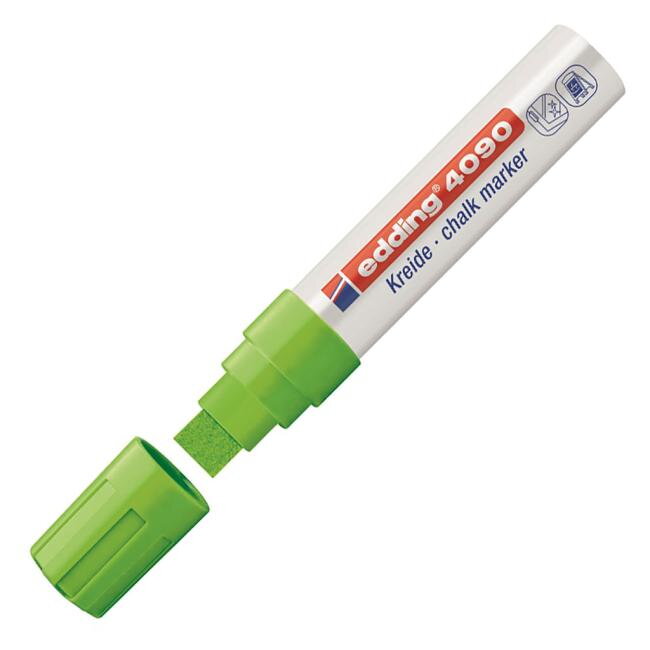 Kriedový popisovač edding 4090 svetlozelený Kriedový popisovač edding 4090 svetlozelený