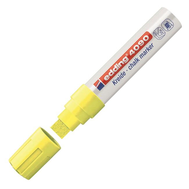 Kriedový popisovač edding 4090 neónovožltý Kriedový popisovač edding 4090 neónovožltý