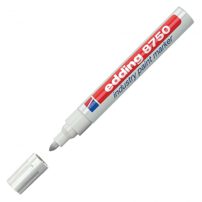 Priemyselný lakový popisovač edding 8750 biely Priemyselný lakový popisovač edding 8750 biely