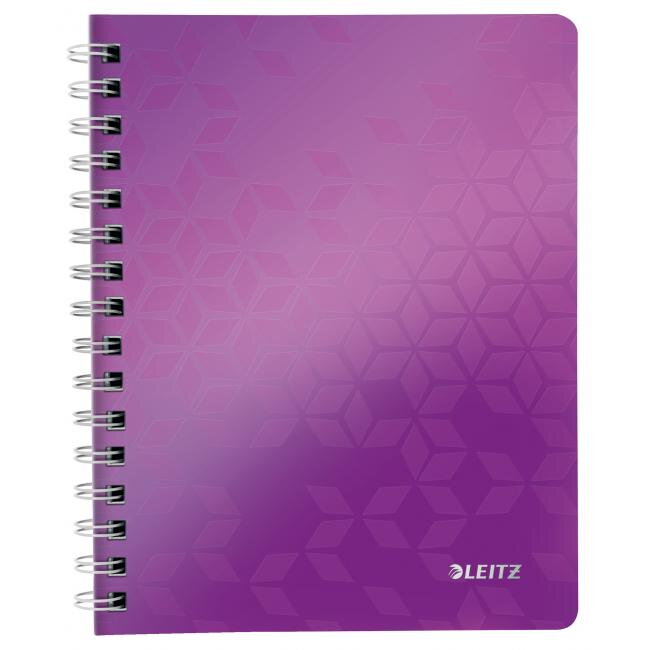 Blok poznámkový linajkový Leitz WOW A5 purpurový Blok poznámkový linajkový Leitz WOW A5 purpurový