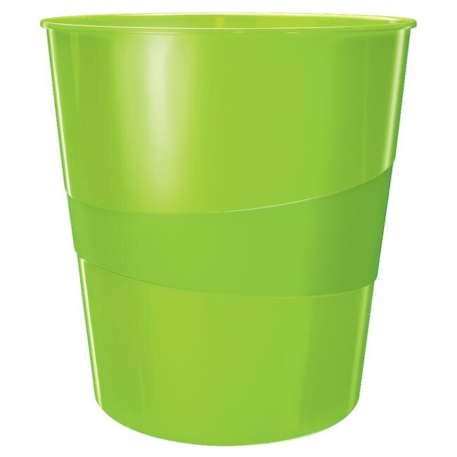 Kôš plastový Leitz WOW 15l zelený Kôš plastový Leitz WOW 15l zelený