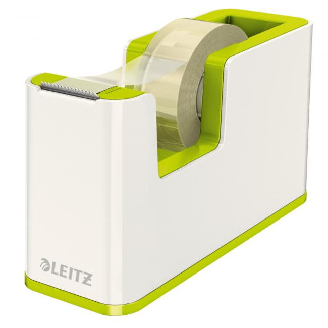 Dispenzor s páskou Leitz WOW biely/metalický zelený Dispenzor s páskou Leitz WOW biely/metalický zelený