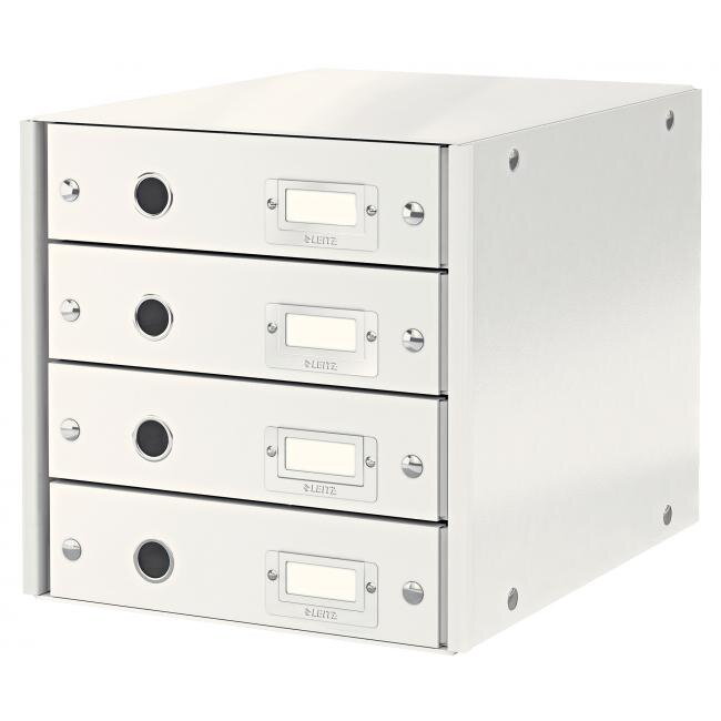 Zásuvkový box Leitz Click & Store 4 zásuvky biely Zásuvkový box Leitz Click & Store 4 zásuvky biely