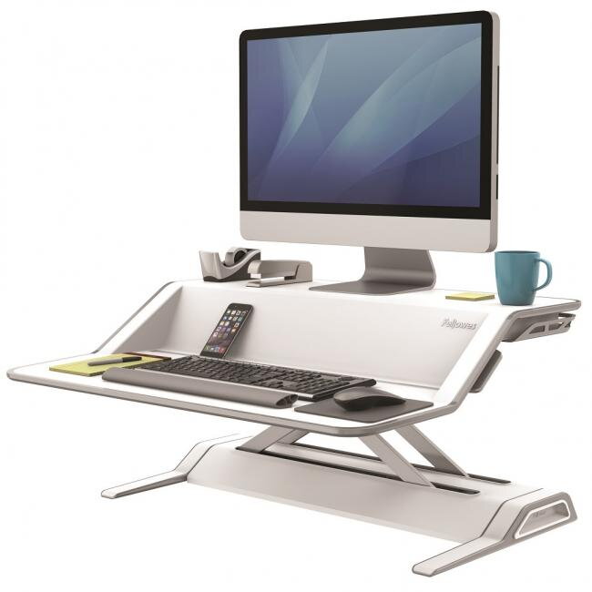 Polohovateľný stojan Sit-Stand Lotus biely Polohovateľný stojan Sit-Stand Lotus biely