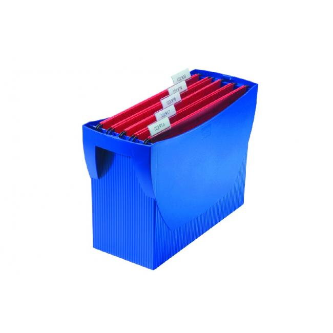 Prenosný box na závesné obaly HAN SWING bez veka modrý Prenosný box na závesné obaly HAN SWING bez veka modrý