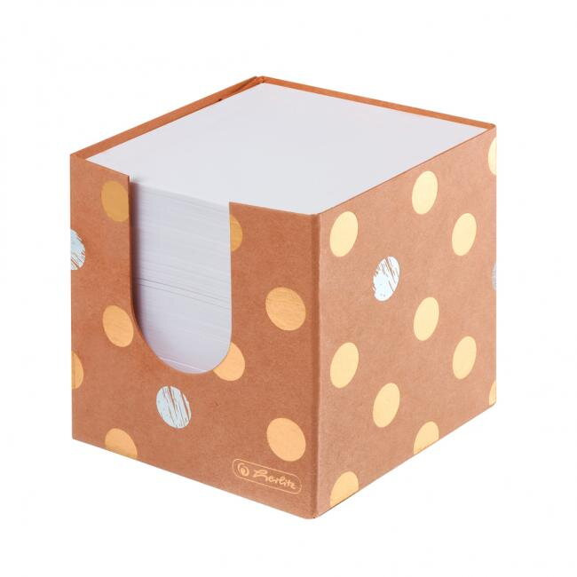 Blok kocka nelepená Herlitz Pure Glam 90x90x90mm kartónová krabička Blok kocka nelepená Herlitz Pure Glam 90x90x90mm kartónová krabička