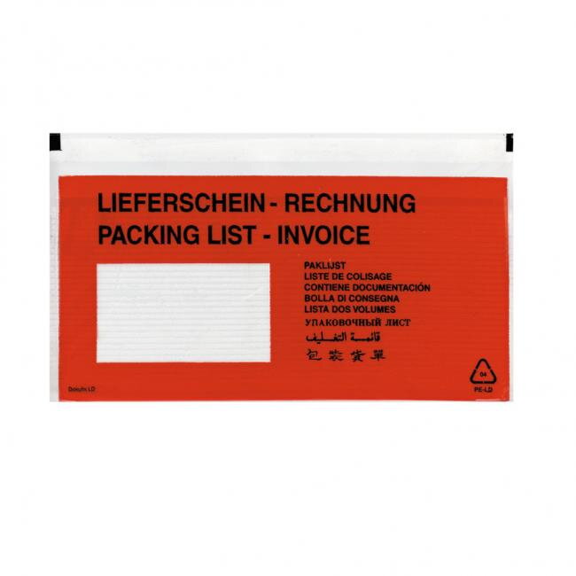 Vrecká na sprievodky Herlitz DL 110x220mm 100ks Vrecká na sprievodky Herlitz DL 110x220mm 100ks