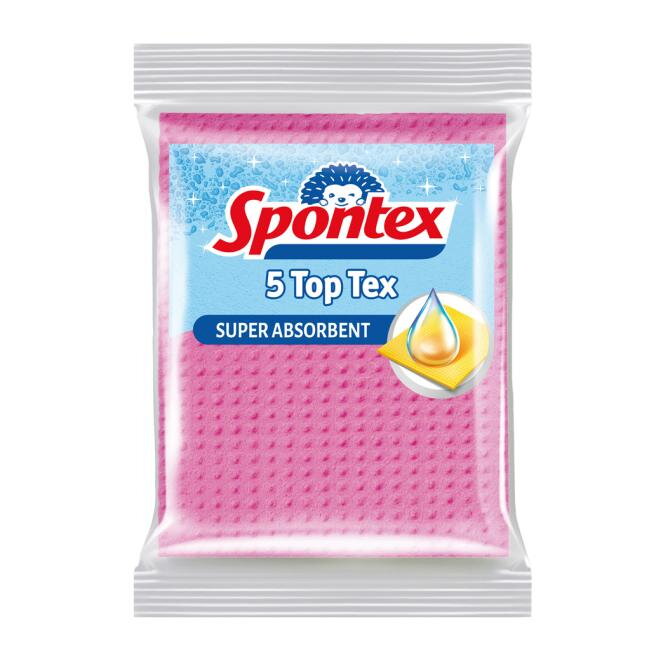 Utierka hubková Spontex 5 Top Tex 5 kusov Utierka hubková Spontex 5 Top Tex 5 kusov