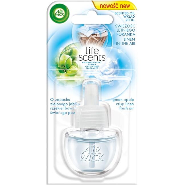 Air Wick náplň do elektr.osviežovača - 19 ml Prádlo vo vánku Air Wick náplň do elektr.osviežovača - 19 ml Prádlo vo vánku