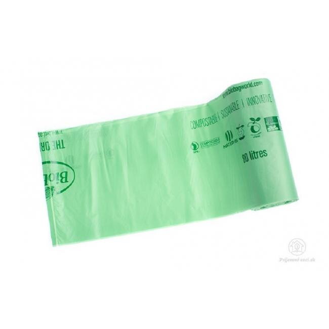 Vrecia BioBag na odpad 80 ℓ extra pevné 20 ks Vrecia BioBag na odpad 80 ℓ extra pevné 20 ks