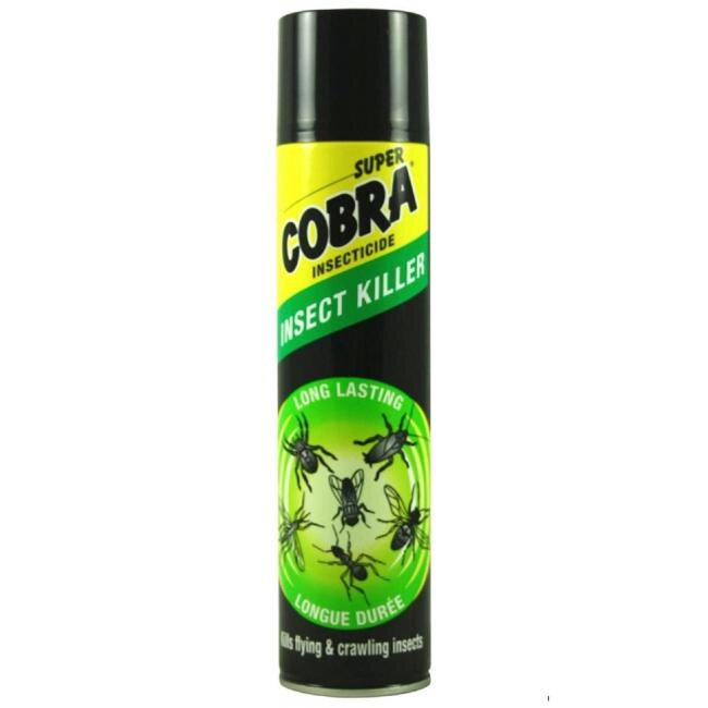 COBRA sprej UNI lietajúci aj lezúci hmyz 400 ml (čierny) COBRA sprej UNI lietajúci aj lezúci hmyz 400 ml (čierny)