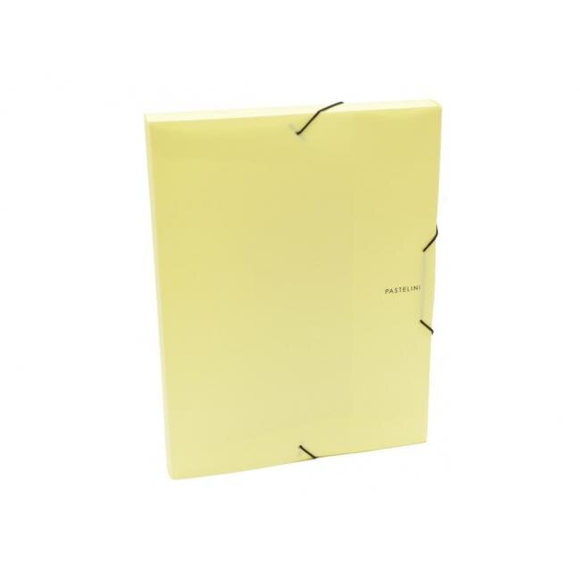 Plastový box s gumičkou Karton PP Pastelini žltý Plastový box s gumičkou Karton PP Pastelini žltý
