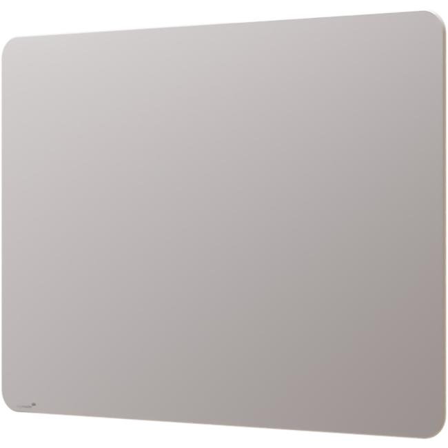 Tabuľa GLASSBOARD matná oblé rohy 100x200, šedá