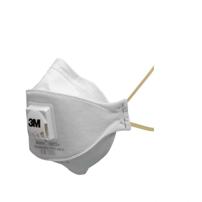 Časticový respirátor FFP1 Aura 9312+ s výdychovým ventilom Časticový respirátor FFP1 Aura 9312+ s výdychovým ventilom