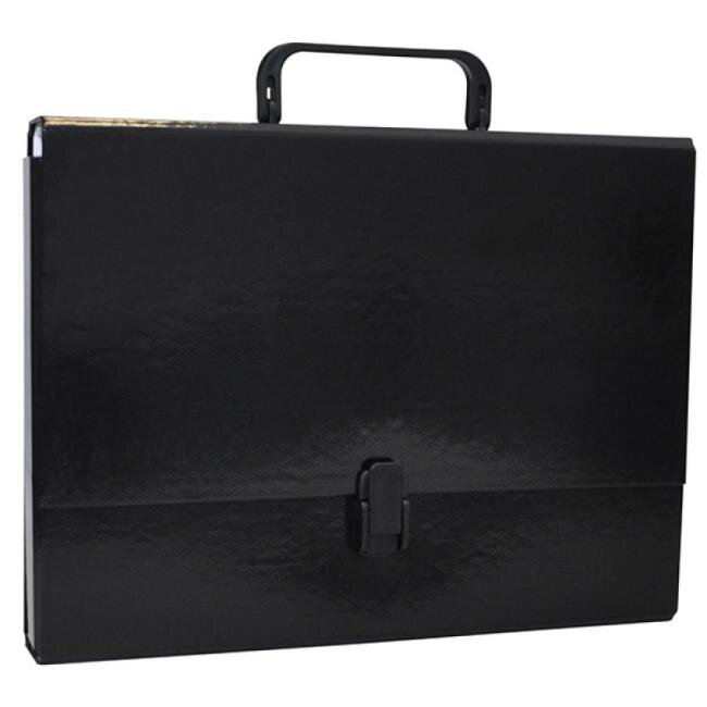 Aktovka s držadlom Office Products na dokumenty A4 čierna