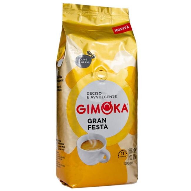 Káva Gimoka Gran Festa zrnková 1 kg Káva Gimoka Gran Festa zrnková 1 kg