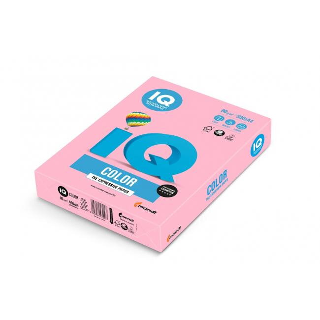 Farebný papier IQ color flamingo ružová OPI74, A4 80g Farebný papier IQ color flamingo ružová OPI74, A4 80g