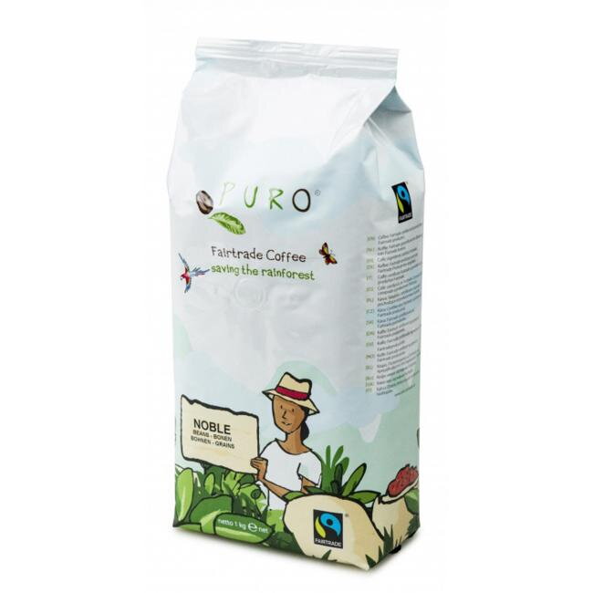 Káva Fairtrade Puro Noble zrnková 1 kg Káva Fairtrade Puro Noble zrnková 1 kg