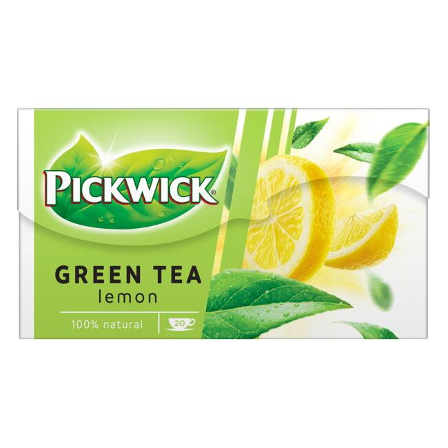 Čaj PICKWICK zelený s citrónom HB 20 x 2 g