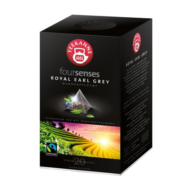 Čaj TEEKANNE FOURSENSES Royal Earl Grey Fairtrade 40 g