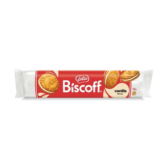 Karamelové sušienky Lotus Biscoff Sandwich vanilka 150g Karamelové sušienky Lotus Biscoff Sandwich vanilka 150g