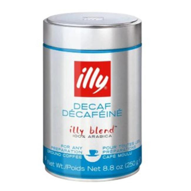 Káva Illy Decaf bezkofeínová 100% Arabica mletá v dóze 250g Káva Illy Decaf bezkofeínová 100% Arabica mletá v dóze 250g