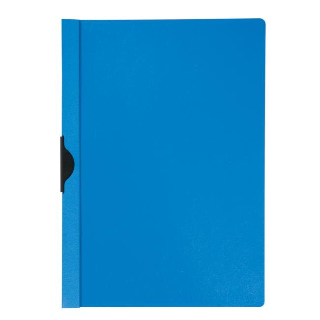 Obal s klipom kovovým Q-CONNECT modrý Obal s klipom kovovým Q-CONNECT modrý