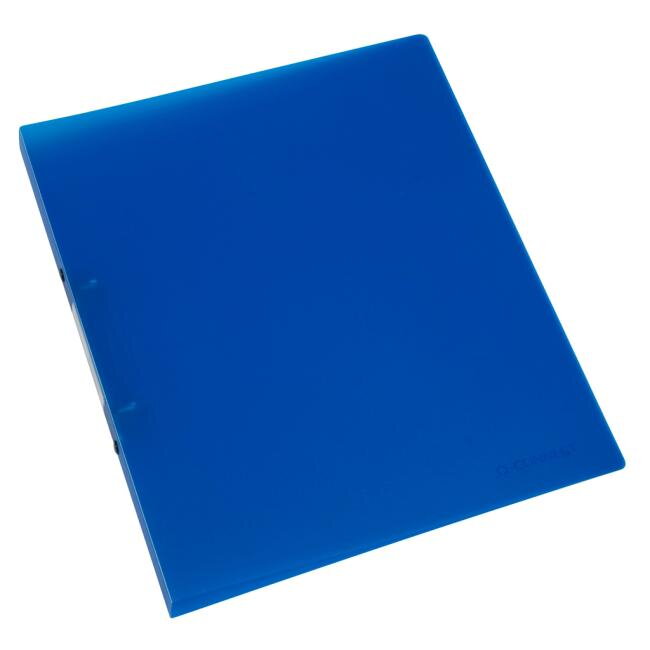 Zakladač 2-krúžkový Q-CONNECT celoplastový 1,6cm transparentný modrý Zakladač 2-krúžkový Q-CONNECT celoplastový 1,6cm transparentný modrý