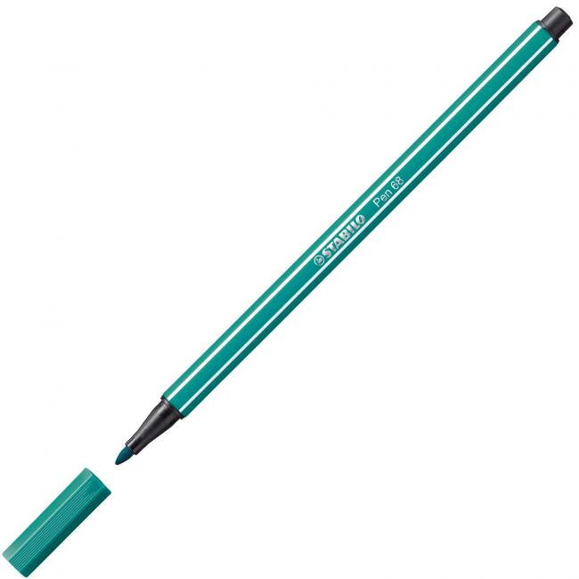 Popisovač STABILO Pen 68 tyrkysovo modrý Popisovač STABILO Pen 68 tyrkysovo modrý