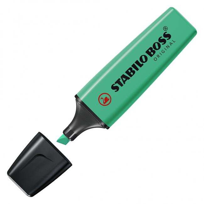 Zvýrazňovač STABILO BOSS ORIGINAL tyrkysový Zvýrazňovač STABILO BOSS ORIGINAL tyrkysový