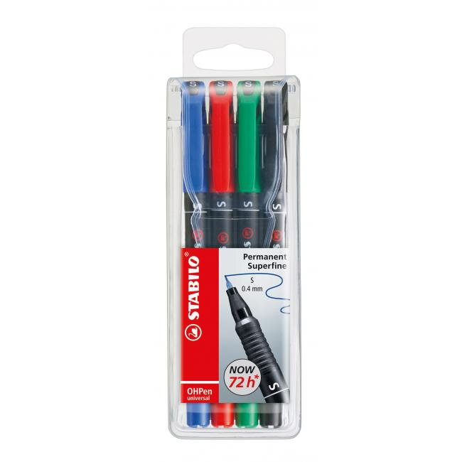 Sada popisovačov OHP STABILO universal S 841/4S Sada popisovačov OHP STABILO universal S 841/4S