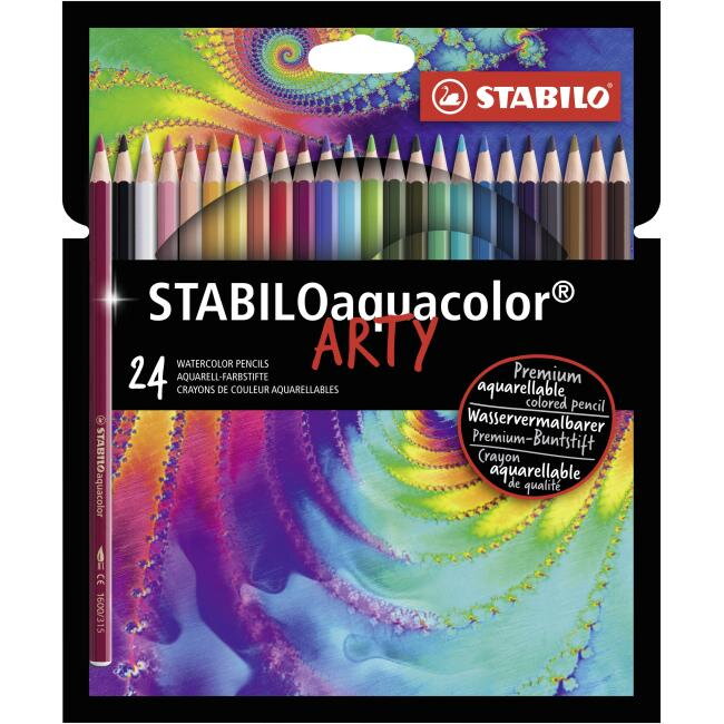 Farbičky STABILO aquacolor 24 ks sada ARTY Farbičky STABILO aquacolor 24 ks sada ARTY